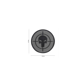 Naszywka 3D cel z The Punisher szary - 101 Inc