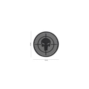 Patch 3D cible avec The Punisher gris - 101 Inc