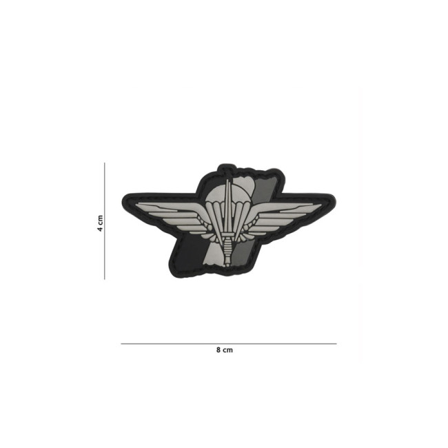 Patch 3D para ailé en PVC gris - 101 Inc