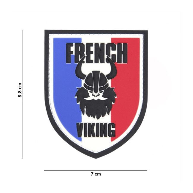 Naszywka herb "French Viking" z PVC - 101 Inc