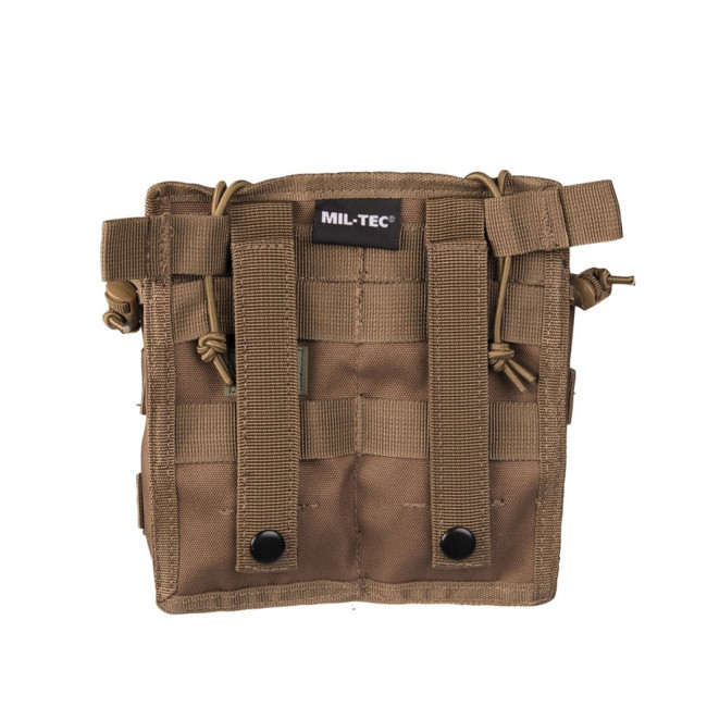 Porte chargeur double MOLLE Open Top coyote - Miltec