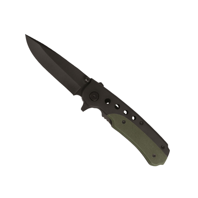Couteau pliant One-Hand para-corde camo - Miltec