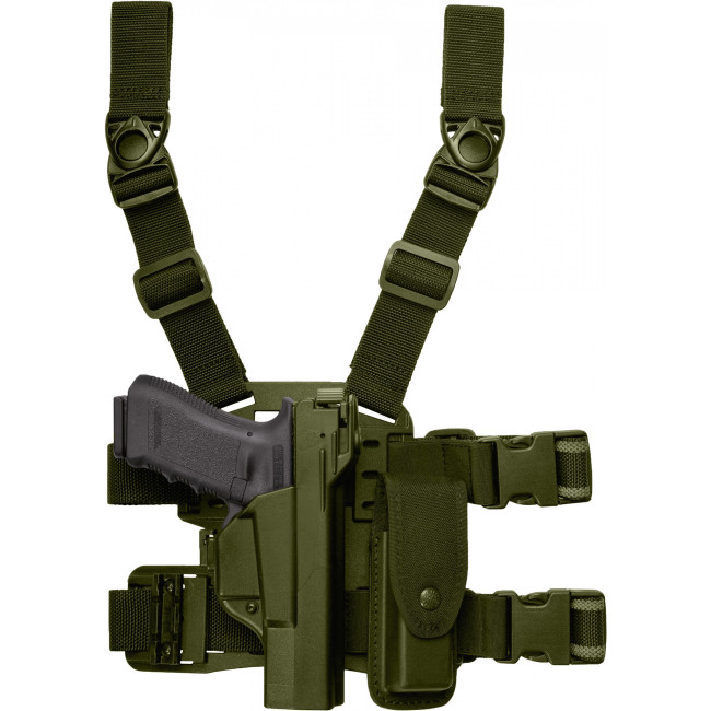 Płyta udowa 2 pasy 8K18 Zielona OD - Vega Holster