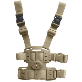 Oberschenkelplatte 2 Gurte 8K18 Tan - Vega Holster