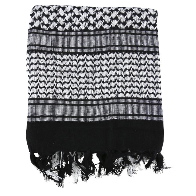 Foulard en coton Noir & Blanc - Kombat Tactical