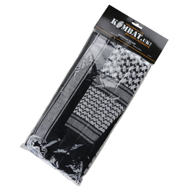 Foulard en coton Noir & Blanc - Kombat Tactical