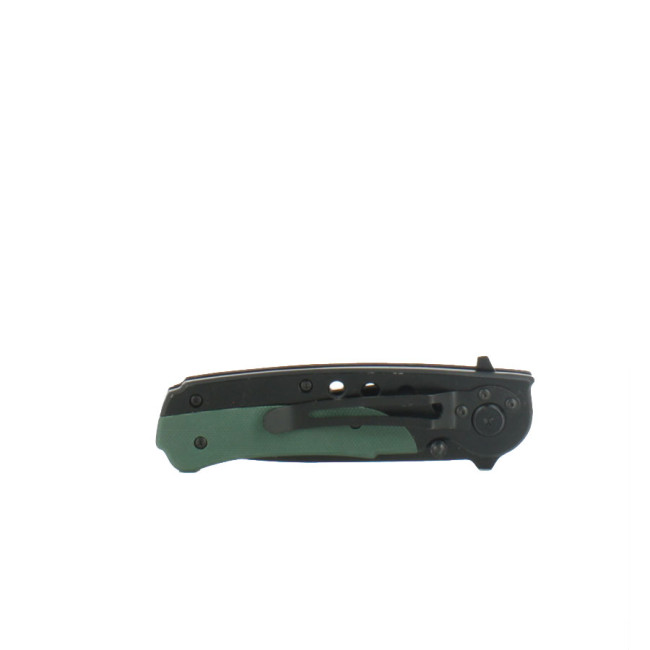 Klappmesser One-Hand schwarz/olivgrün - Miltec