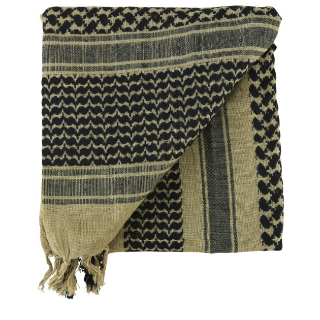 Foulard en coton Coyote et noir- Kombat Tactical