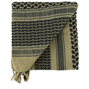 Foulard en coton Coyote et noir- Kombat Tactical