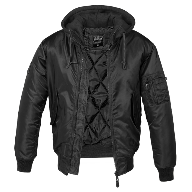 Jacket met capuchon - Zwart - Brandit