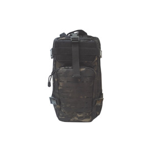 Sac à dos ASSAULT Pack Système MOLLE Découpe Laser 27L - Camo Noir - PATROL EQUIPEMENT