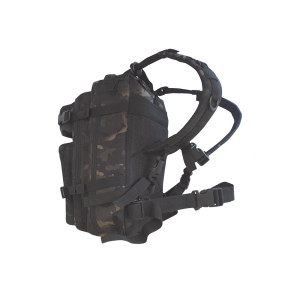 Sac à dos ASSAULT Pack Système MOLLE Découpe Laser 27L - Camo Noir - PATROL EQUIPEMENT