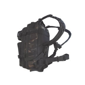 ASSAULT Rucksack MOLLE System Laser Cut 27L - Camo Schwarz - PATROL EQUIPEMENT