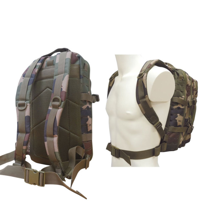 Sac à dos Assault Pack Système Molle Découpe Laser 22L Camo CE - Patrol Equipement