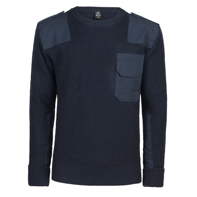 Pull col rond BW Bleu Marine - Brandit