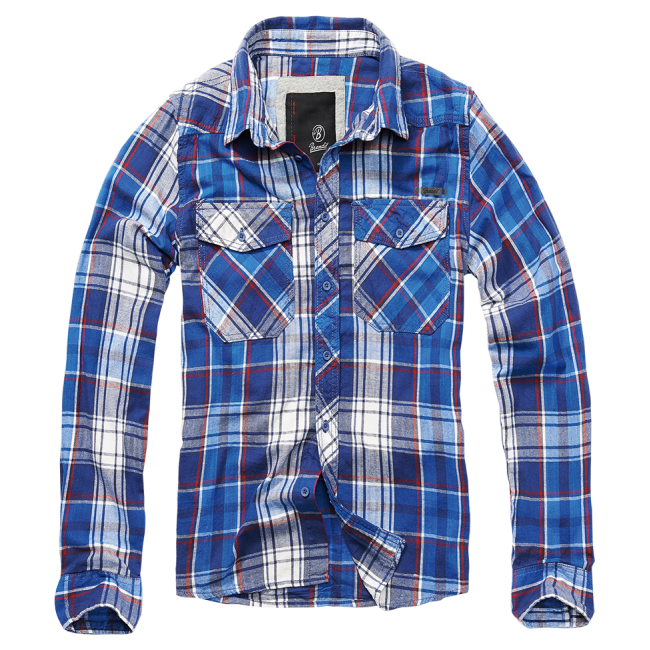 Chemise Flanelle à Carreaux Bleu - Brandit