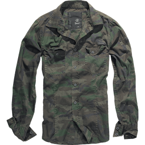 Slim Fit Woodland Hemd - Brandit