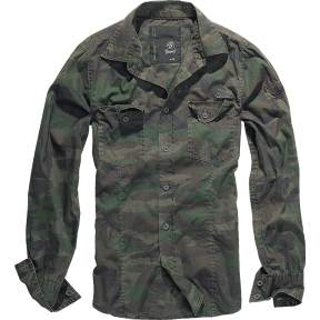 Chemise Slimfit Cintrée Woodland - Brandit