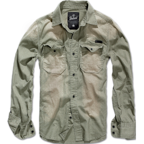 Denim Hardee Vintage Groen Overhemd - Brandit