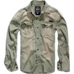 Denim Hardee Vintage Groen Overhemd - Brandit