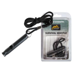 Gwizdek survivalowy Aluminiowy Czarny - Helikon