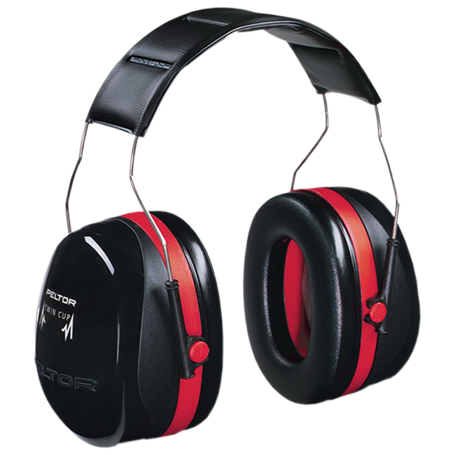 Peltor Optime III Helm Rot & Schwarz - GK Pro