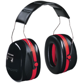 Casco Optime III Peltor - Rosso/Nero - GK