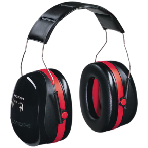 Casco Optime III Peltor - Rosso/Nero - GK