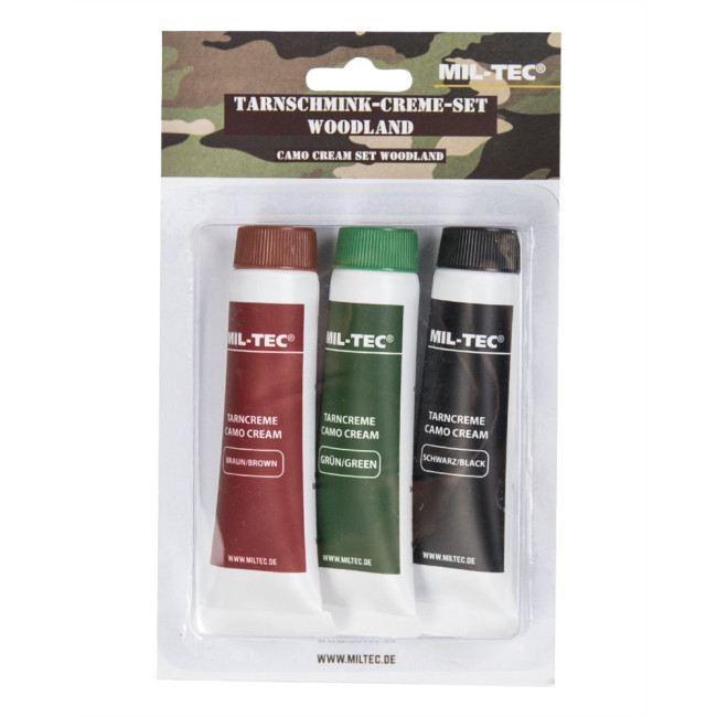 Militärisches Tarnschminke-Set Woodland - Miltec