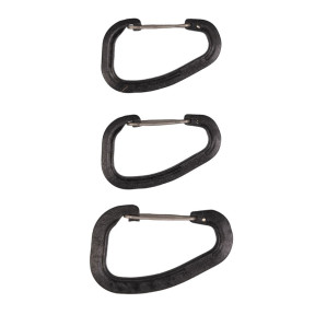 Karabiner Set Schwarz - Wildo