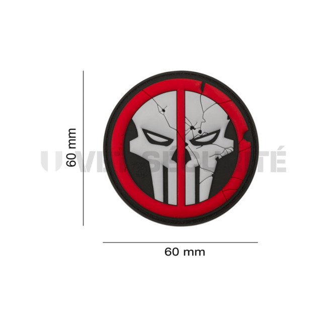 Patch okrągły Deathpool Skull - JTG