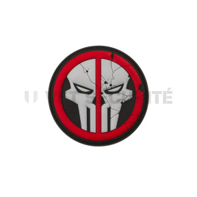 Rundes Patch Deathpool Skull - JTG