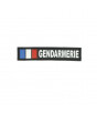 Bande PVC Gendarmerie avec drapeau français