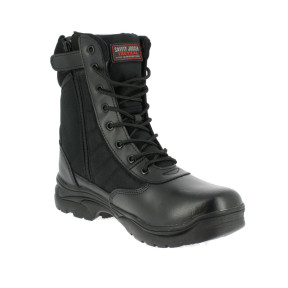 Tactic 1 Zip Schwarze Schuhe SRA-zertifiziert - Safety Jogger