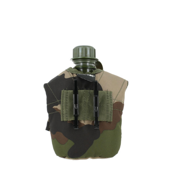 Gourde Plast. avec gobelet et housse Camo - Miltec