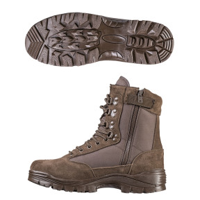 Chaussures Tactical Zip marron - Miltec