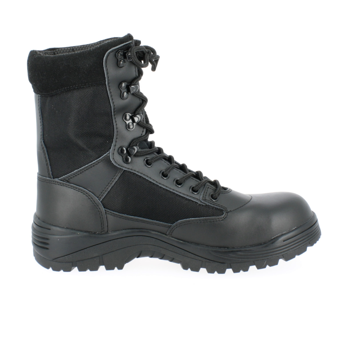 Schwarze Einsatz-Ranger-Stiefel mit Stahlkappe Patrol Equipement