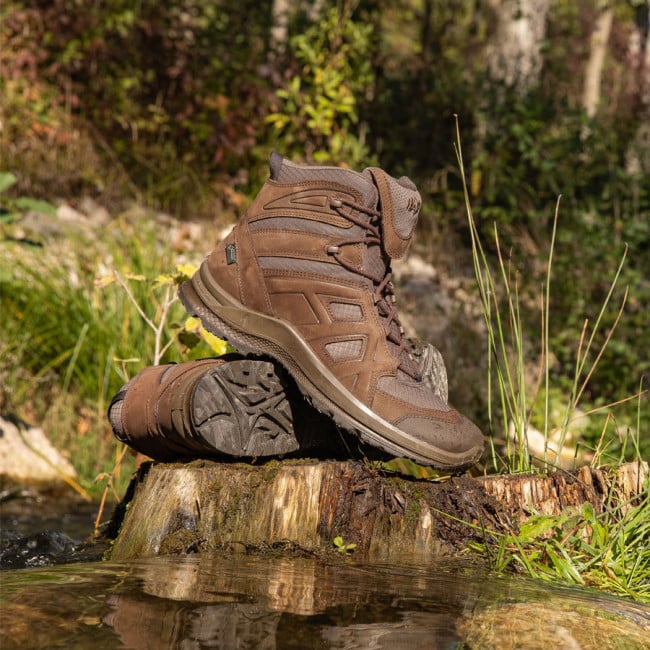 Haix Black Eagle Athletic 2.0 N GTX Mid Braun Stiefel