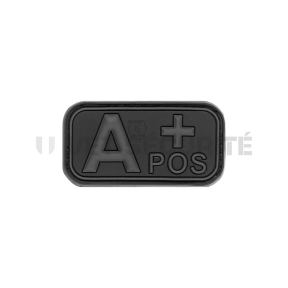 Rechthoekige patch bloedgroep A+ blackops - JTG