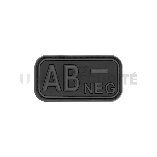 Patch rectangle groupe sanguin AB- blackops - JTG