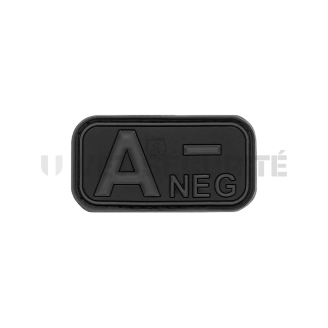 Patch rectangle groupe sanguin A- blackops - JTG