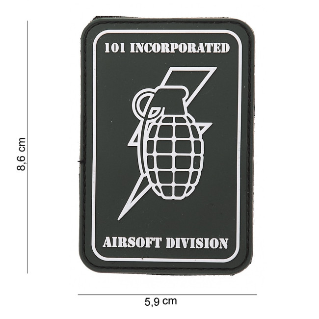 Patch 3D PVC Handgrenade - 101 Inc
