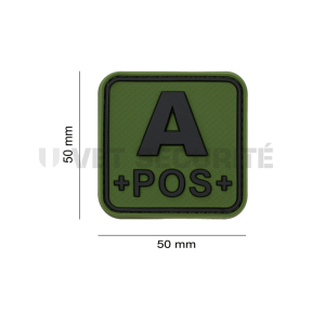 Bloedgroep A+ Groen OD patch - JTG