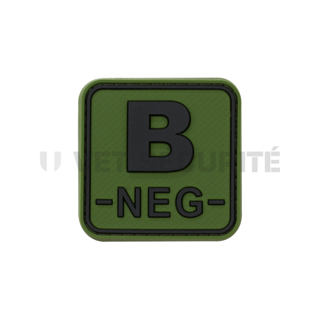Patch groupe sanguin B+ Vert OD - JTG