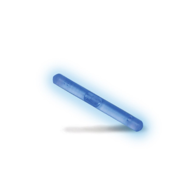 Bâton lumineux MINI 3.75 cm - 4 heures - bleu - Cyalume