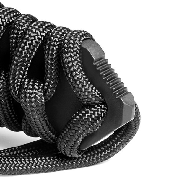 Overlevingsmes Le Maraudeur paracord zwart - TB Outdoor
