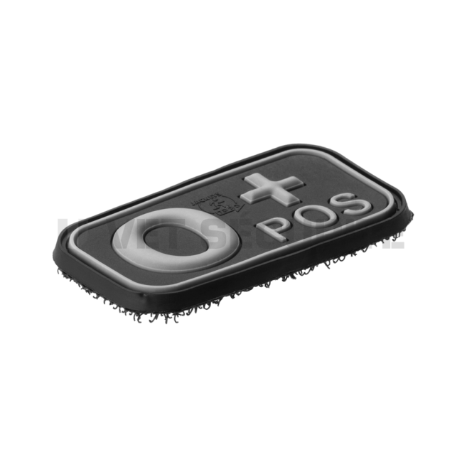 Patch groupe sanguin O+  Noir - JTG
