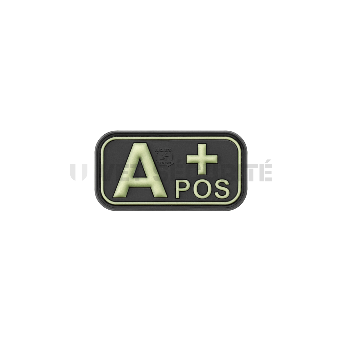 DISTINTIVO IN FELTRO RICAMATO GRUPPO SANGUIGNO CON RETRO A STRAPPO B Pos Nero Patrol Equipement 3663638115484