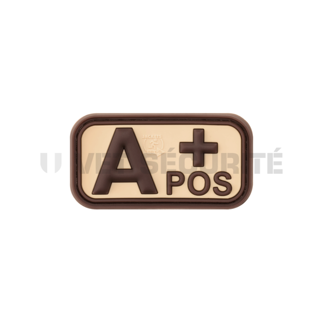 Patch groupe sanguin A+  Désert - JTG