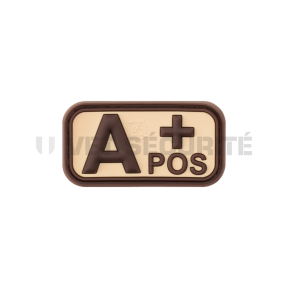 Patch groupe sanguin A+  Désert - JTG